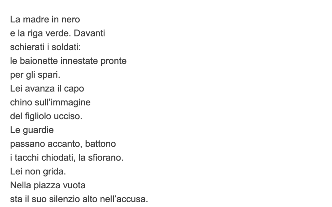 “Tien-an-men” (from a news report), Valerio Vallini, 1989.