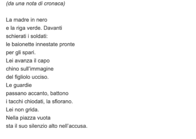 “Tien-an-men” (from a news report), Valerio Vallini, 1989.