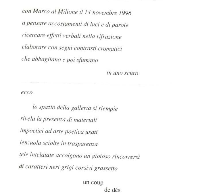 Sergio Pautasso, A Marco Nereo Rotelli,