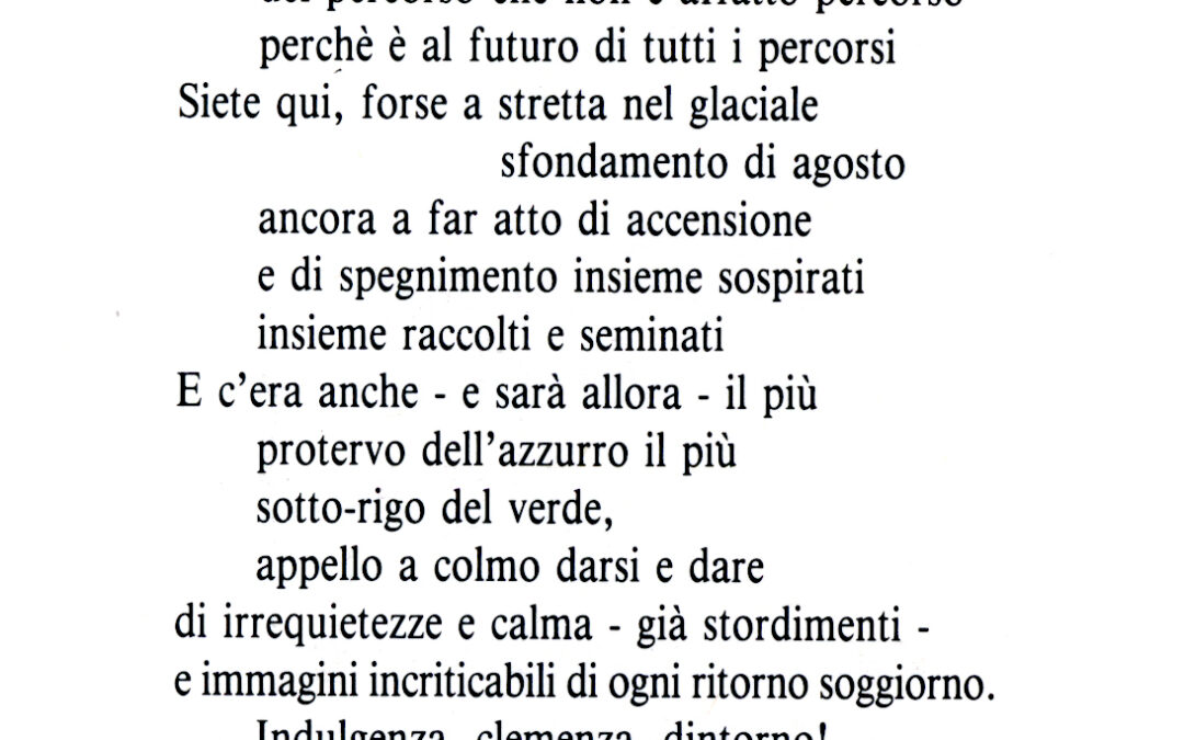 Poesia di Andrea Zanzotto