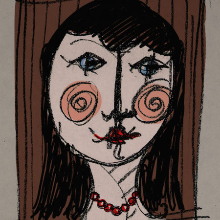 Digital Paintings – Ragazza Timida
