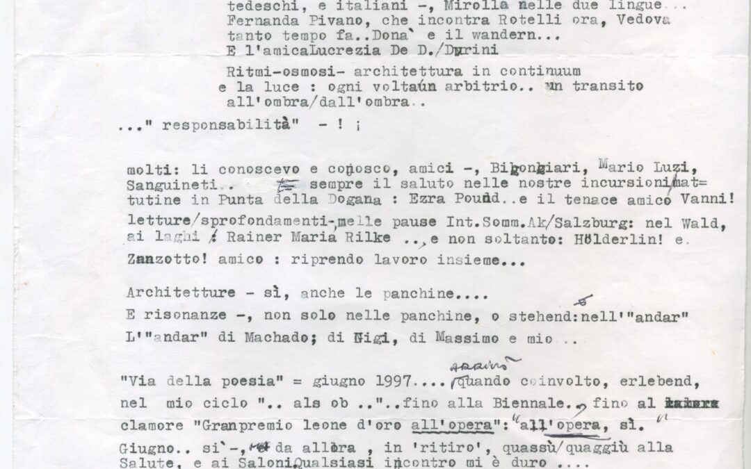 Parole di Emilio Vedova