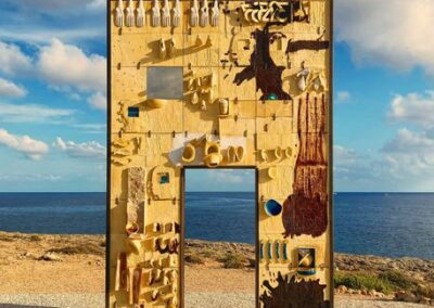 Porta di Lampedusa – Porta d’Europa, Mimmo Paladino, 2008.