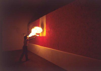 Pier Paolo Calzolari, Mangiafuoco, 1979